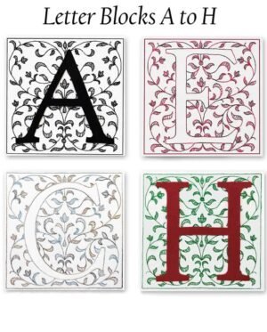 Letter Blocks A to H